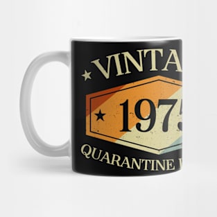 45 Years Old 45th Birthday Gift 1975 Quarantine Edition Mug